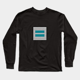 Checkerboard Equality Teal Long Sleeve T-Shirt